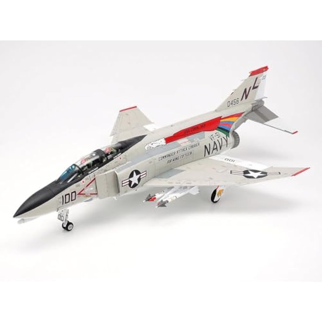Tamiya 61121-000 Vehicle 61121 1:48 F-4B Phantom II Mcdonnell Douglas Faithful Replica, Model Building, Plastic Kit, Crafts, Hobby, Model Kit, Assembly, Unpainted