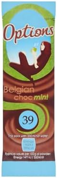 Options Belgian Mint Chocolate Sachets - Pack of 30