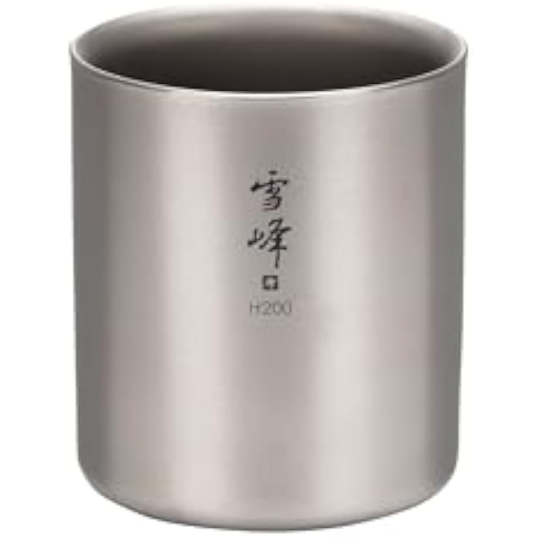 Snow Peak H200 Stacking Camping Tableware Ti-Double Grey 2014, Titanium