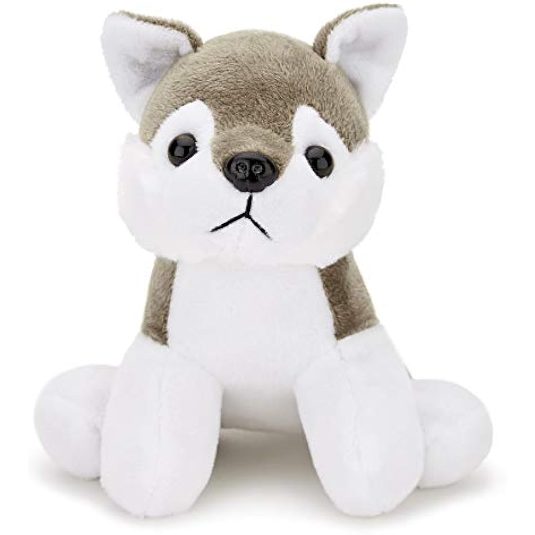 Zappi Co Children's Soft Cuddly Plush Toy Animal - Perfect Perfect Soft Snuggly Playtime Companions for Children (12-15cm /5-6") (Wolf)
