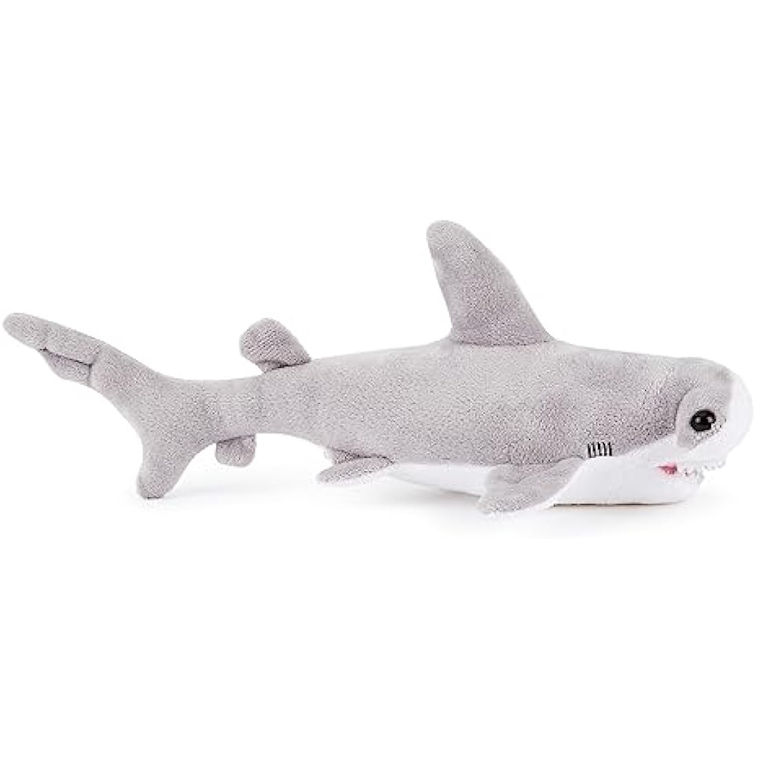 Zappi Co Ultra Soft Hammerhead Shark Plush Toy (26cm Length) - 100% Recycled, Eco-Friendly, Newborn Gift, Realistic Lifelike