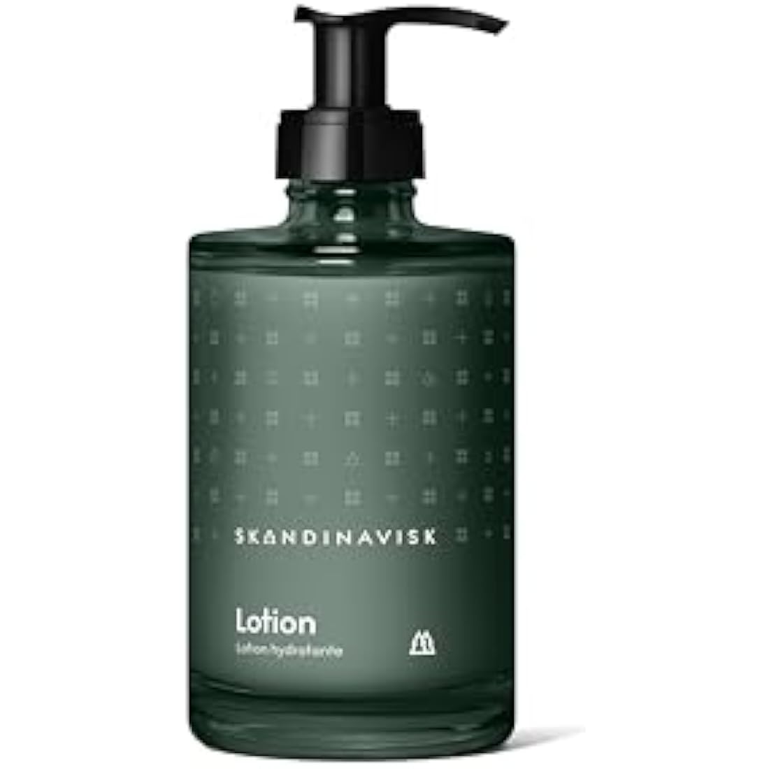 Skandinavisk SKOG ‘Forest’ Hand & body lotion, Scent notes: Pine needles and fir cones, birch sap and woodland lily of the valley, Coloured glass bottle with pump, 200 ml
