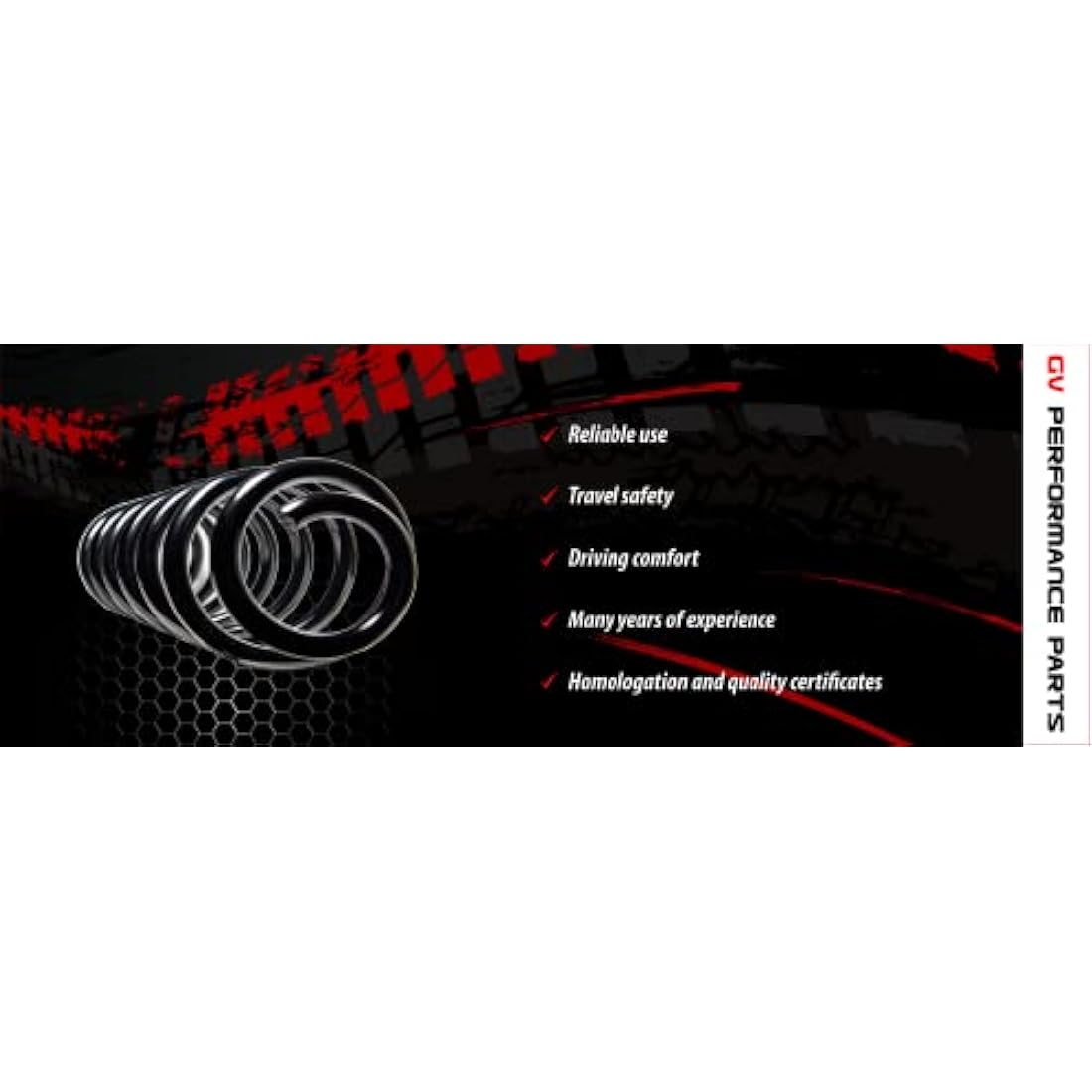 Coil spring front left or right VIC-7132 compatible with SKODA FABIA II 1.2 1.4 1.6 1999 2000 2001 2002 2003 2004 2005 2006 2007 2008 2009 2010 2011 2012 2013 2014