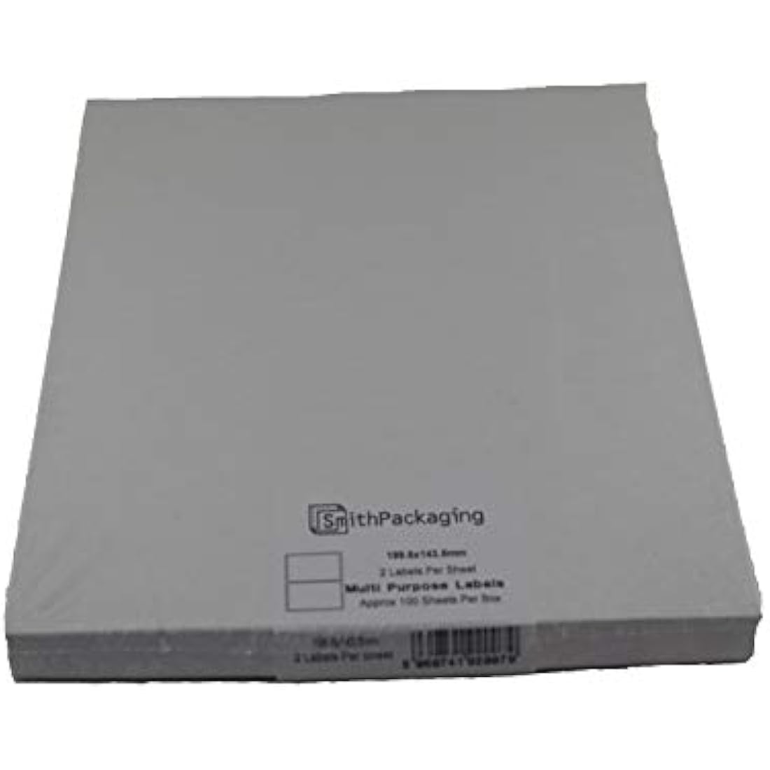 SmithPackaging A4 Self Adhesive Address Labels Sticker Paper, 2 Labels Per Sheet, 100 Sheets,199.6 x 143.5mm 200 Labels