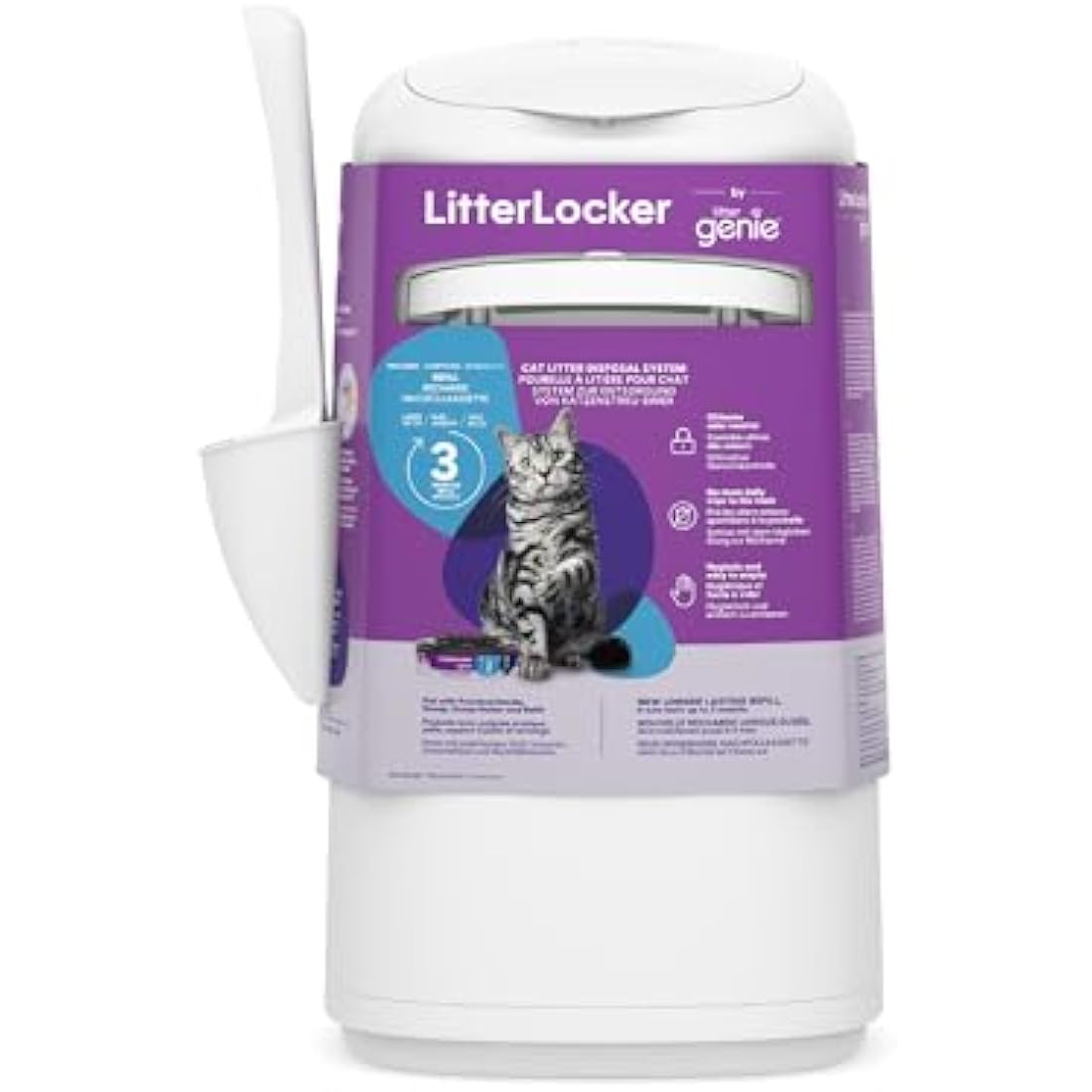 LitterLocker by Litter Genie, The ORIGINAL, cat litter disposal system, No more daily trips to the trash