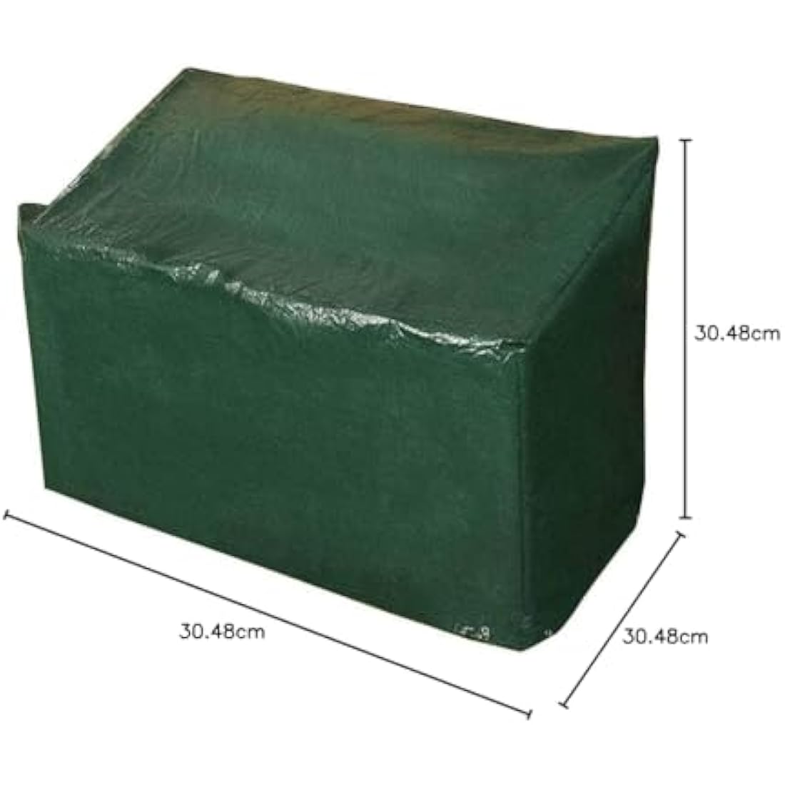 Ram® Heavy Duty 3 Seater Waterproof Outdoor Garden Bench Cover with Corner Eyelets and Securing Ropes – Suitable for Benches up to 160cm (Bench Cover)