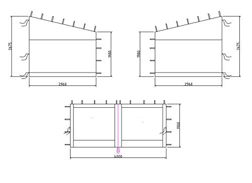 QUICK STAR 3 Curtains for Wall Tent Pergola 3x4m Anthracite