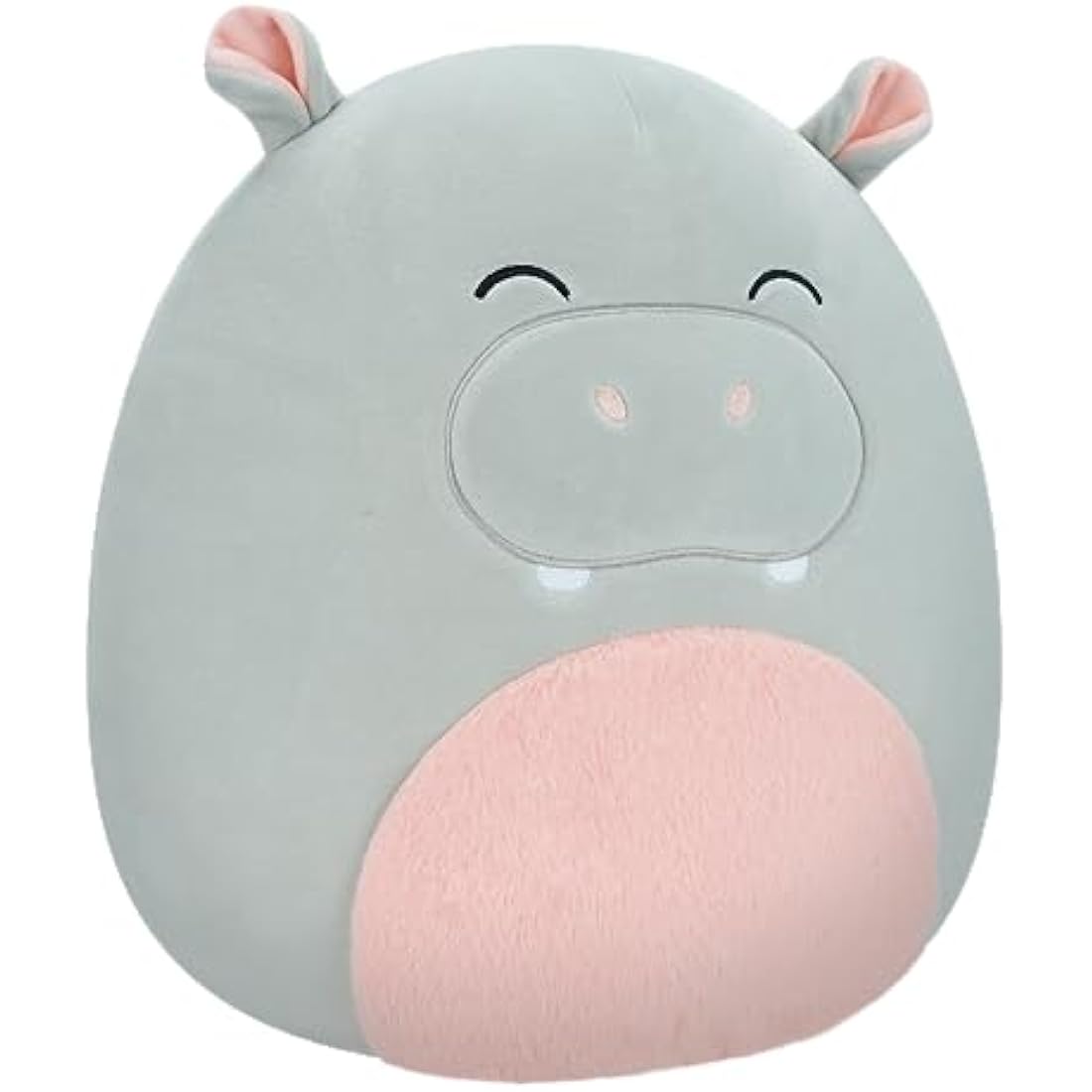 Squishmallows Original 12-Inch Harrison the Grey Hippo Medium-Sized Ultrasoft Plush