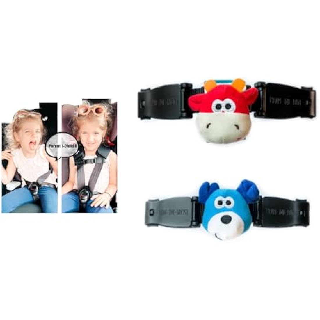 Twin Pack Anti-Escape Chest Clip No Thread Required