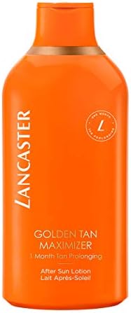 Lancaster Golden Tan Maximizer After Sun Lotion 400ml | One Month Tan Prolonging | Natural Tan Accelerator | Soothes and Calms Sun-Exposed Skin | Softens Skin with Velvety Finish