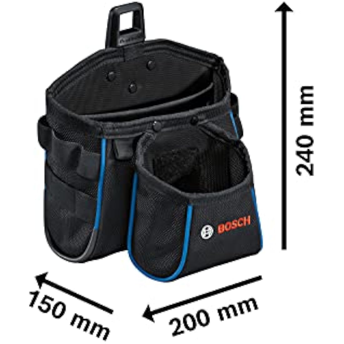 Bosch Professional GWT 2 belt pouch/holster (ProClick System: For Bosch Professional 93 or 108 tool belts)
