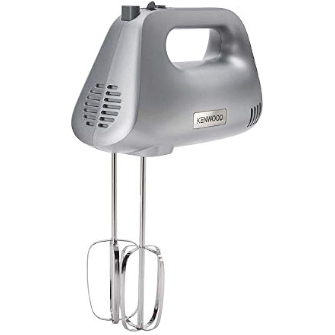 Kenwood Handmixer, 450W, 5 Speeds, Stainless Steel Kneaders and Beaters for Durability and Strength HMP30.A0SI- Silver