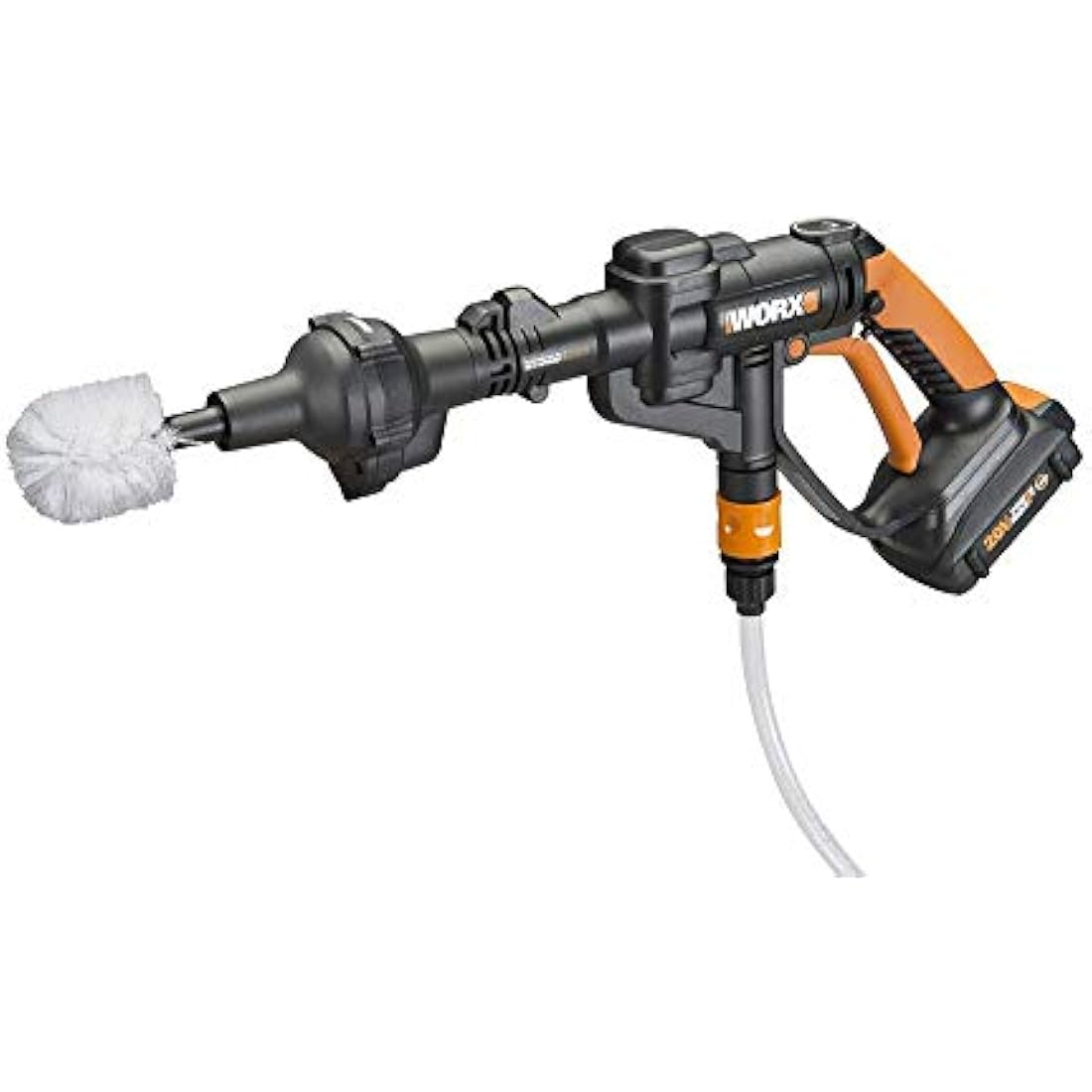 WORX WA4042 Hydroshot Wheel Ball Brush Accessory, Black, 1 Count (Pack of 1)