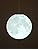 KRUIHAN 3D Print Led Moon Lamp Hang Ceiling Lamp Moon Light Night Light for Kids Room Restaurant Bed Room Living Room 20CM