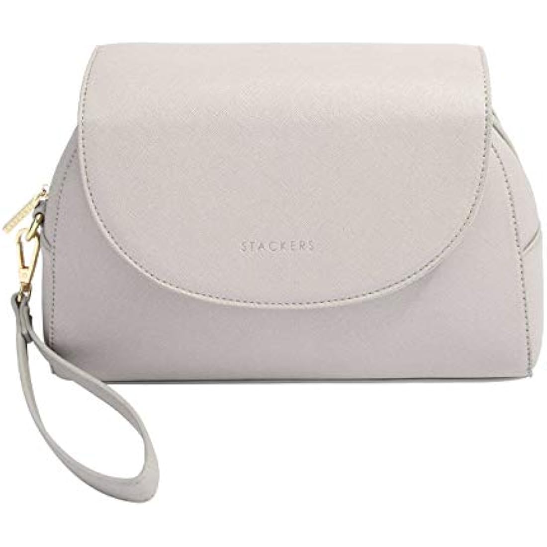 Stackers Taupe Wrap Around Make Up Bag