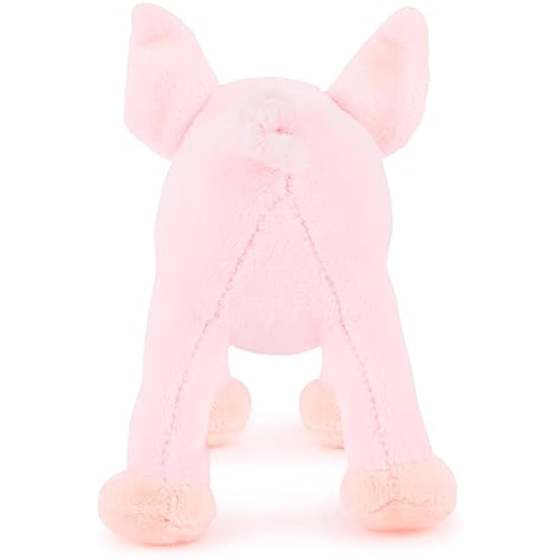Zappi Co 100% Recycled Plush Piglet Toy (14cm Length) Stuffed Soft Cuddly Eco Friendly animals Collection For New Born Child First kid pig