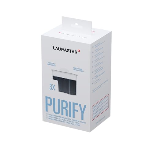 Laurastar Anti-Calc Cartridge - SMART - Pack of 3, Anticorrosive, Anti-salt, Anti-Calcium Granules, Suitable for Smart U/M/I (Packaging may vary),