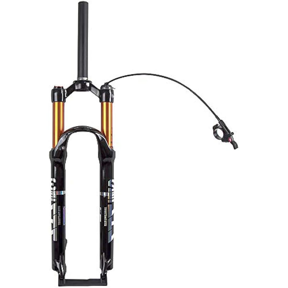 ZTZ MTB Fork,Mountain Front Fork Air Pressure Shock Absorber,120mm Travel,1 1/8 Straight Tube, QR 9mm*100m MTB Air suspension fork, for XC/AM Mountain Bike