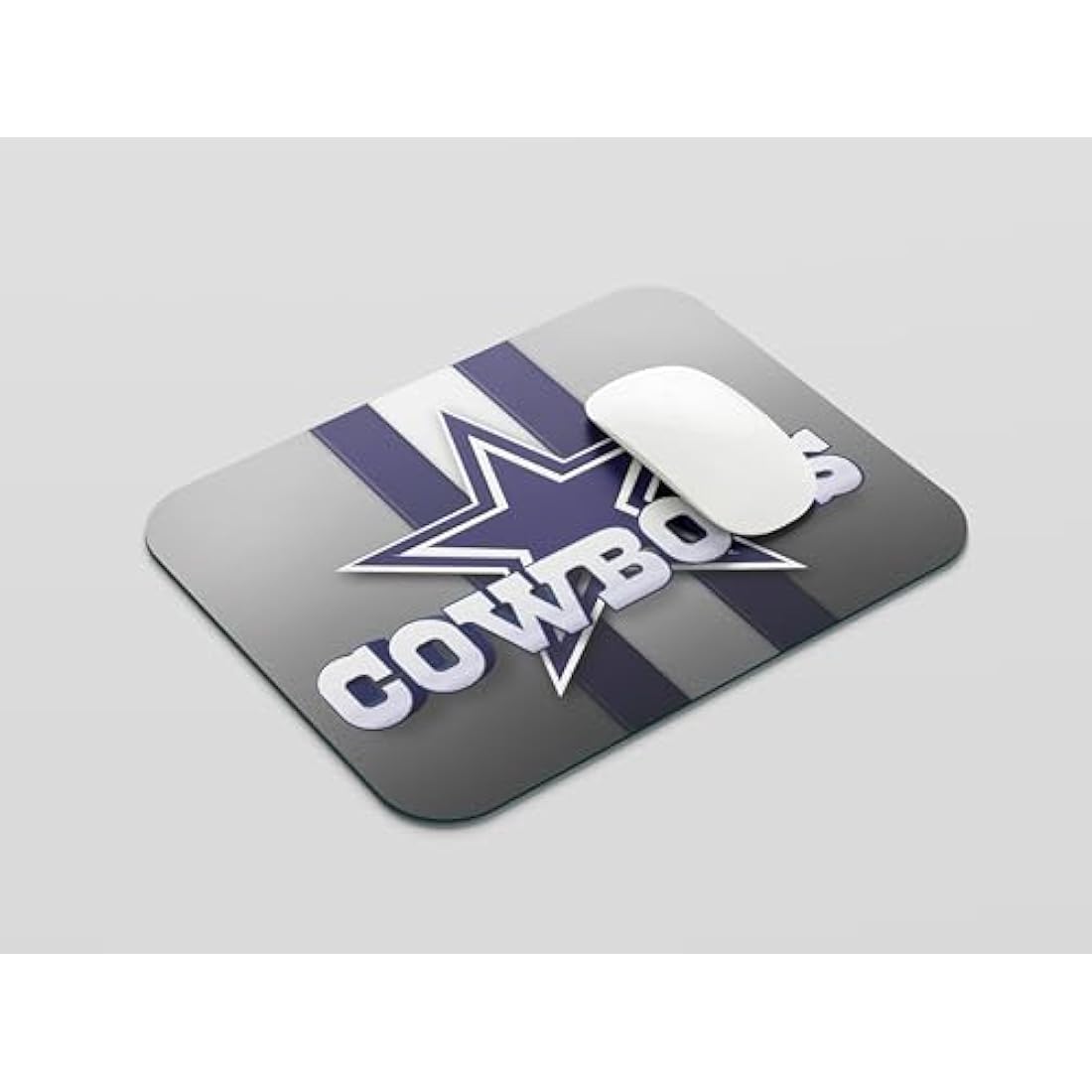 Mialtry Gaming Mouse Pad Sport Fans Gift,Life Needs Sport Mousepad with Non-Slip Rubber Base for Laptop Computer Desktop Mat - Blue White