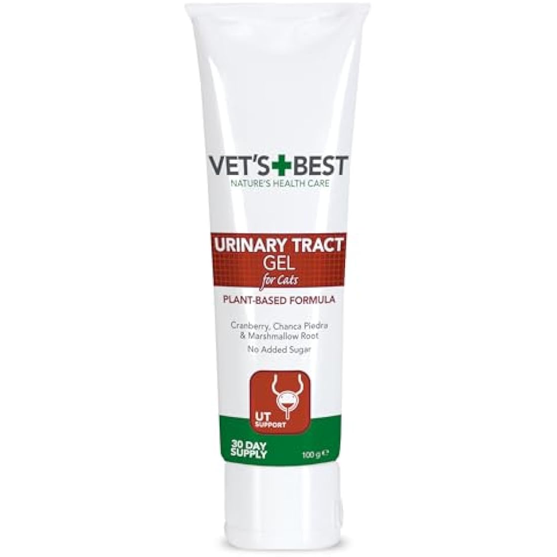 Vet's Best Feline Urinary Tract Support Cat Supplement Gel Supports Healthy Urinary Tract, 100 g