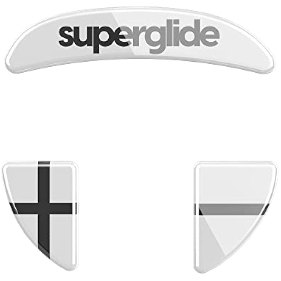 Superglide - Fastest and Smoothest Mouse Feet/Skates Made with Ultra Strong Flawless Glass Super Fast Smooth and Durable Sole for Xtrfy MZ1 Wireless