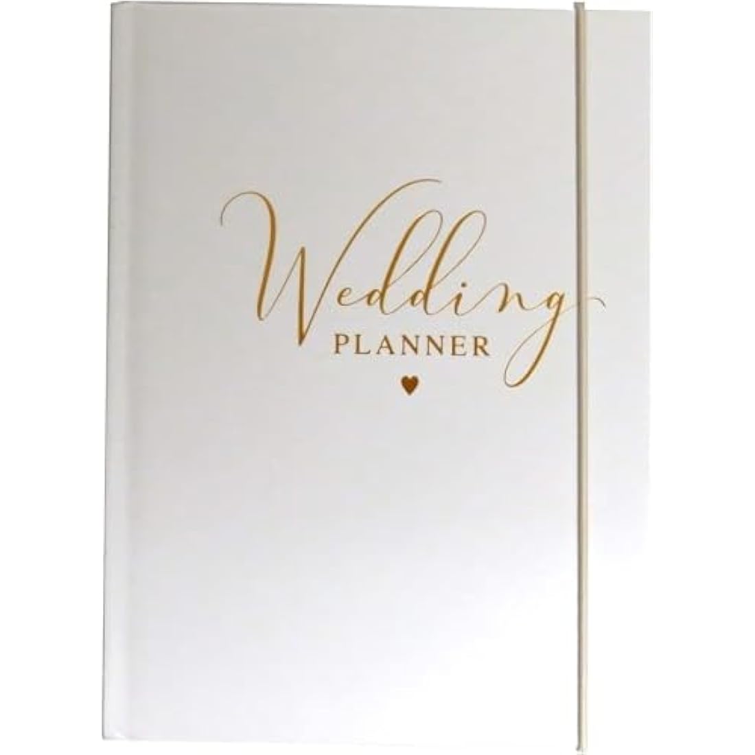 Design By Violet Ultimate Wedding Planner Book – A5 Size (5.8” x 8.3”) – Comprehensive Wedding Planning Organiser – White Planner Notebook with Budget Tracker, Guest List, Venue & Honeymoon Planning