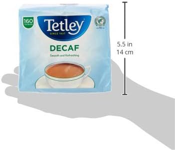 Tetley Original Decaf Tea Decaffeinated Black Tea Pack of 6 Boxes 960 Teabags