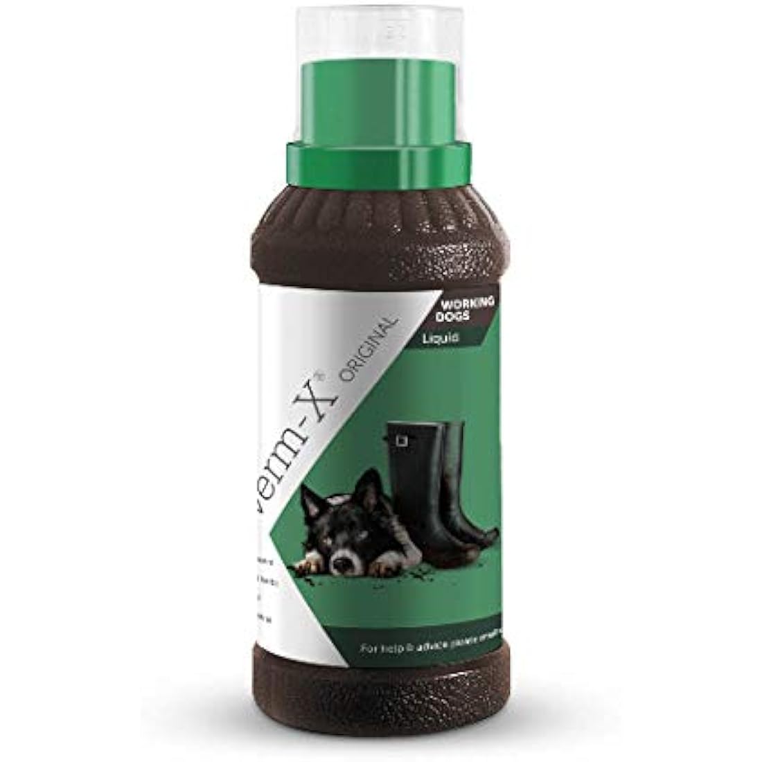 Verm-X All Natural Liquid for all Dogs. Supports  Intestinal Hygiene. Vet Approved. UFAS Assured.  Restores and Maintains Gut Vitality. Wormwood Free Recipe.