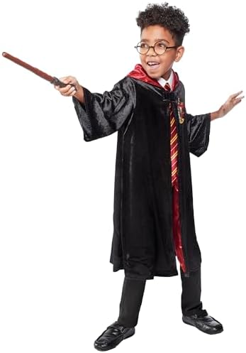 Rubie's Official Harry Potter Gryffindor Deluxe Robe Childs Costume, Kids Fancy Dress