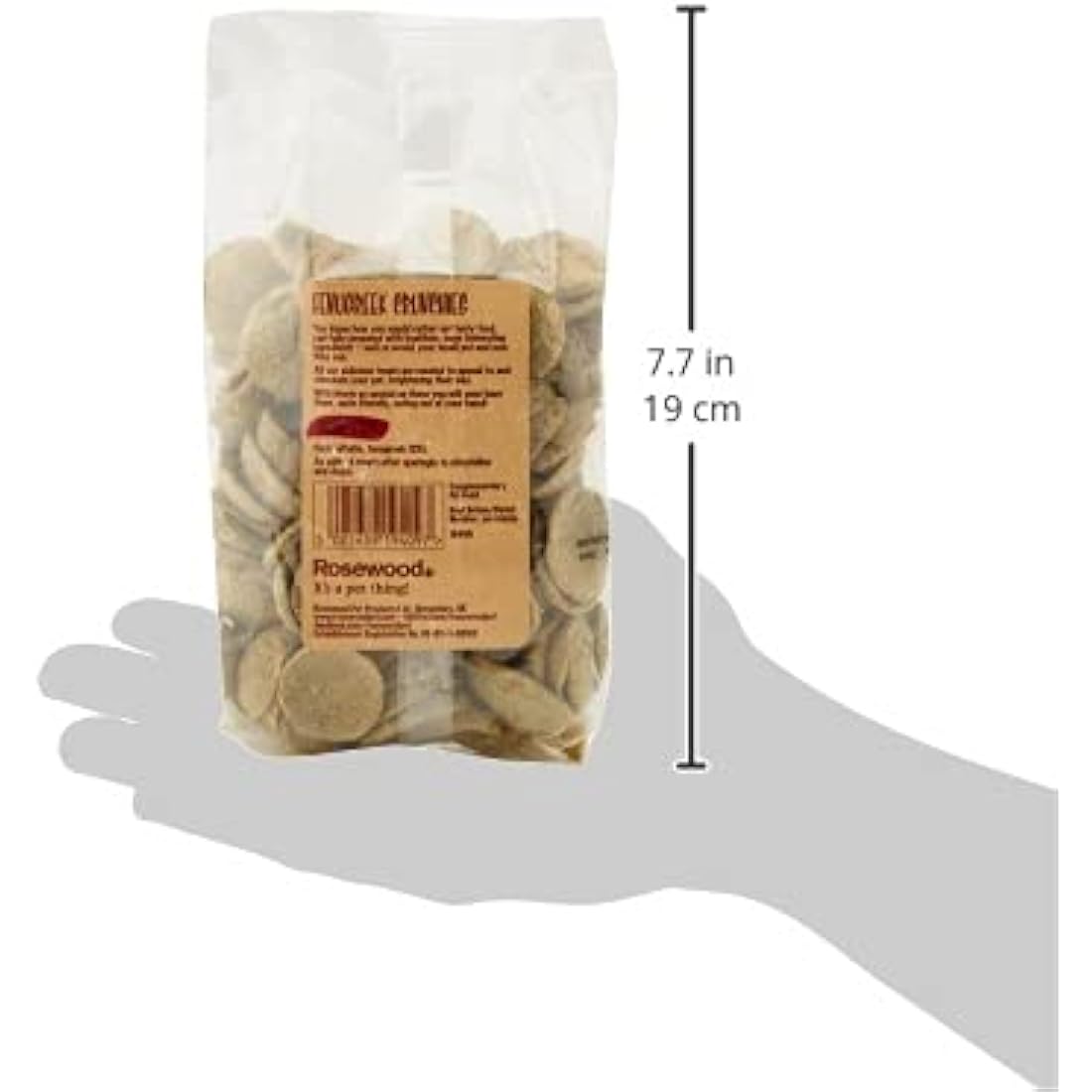 Rosewood Naturals Fenugreek Crunchies, Small Animal Treats for Rabbits, Guinea Pigs, Chinchillas, Degus, Hamsters, Gerbils, Mice and Rats, 200g