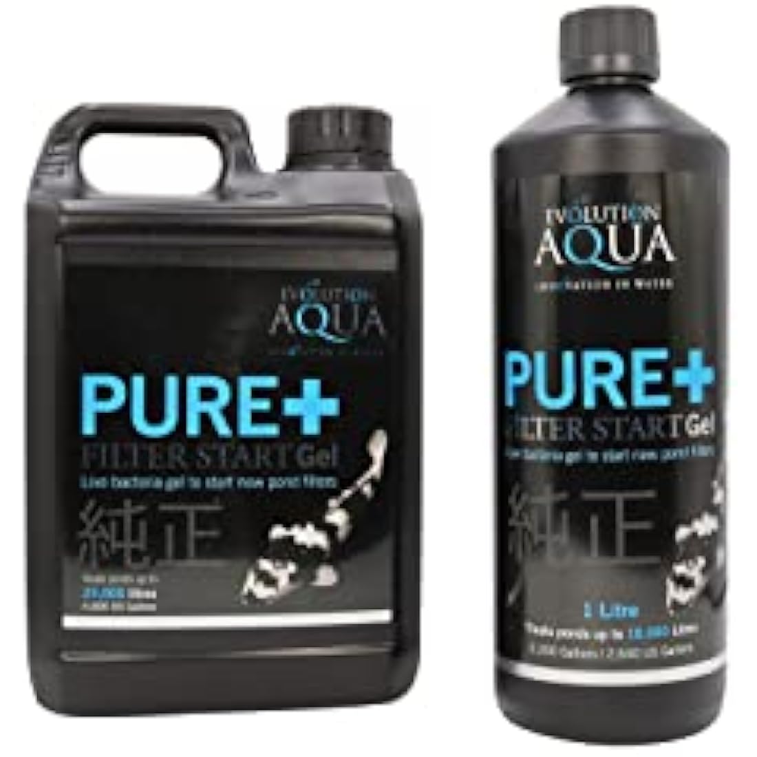 Evolution Aqua Pure Filter Start Gel Pond Filter Starter Bacteria - Wildlife and Fish Friendly Water Pond Bacteria Treatment for Filters and Filter Media | 2.5L