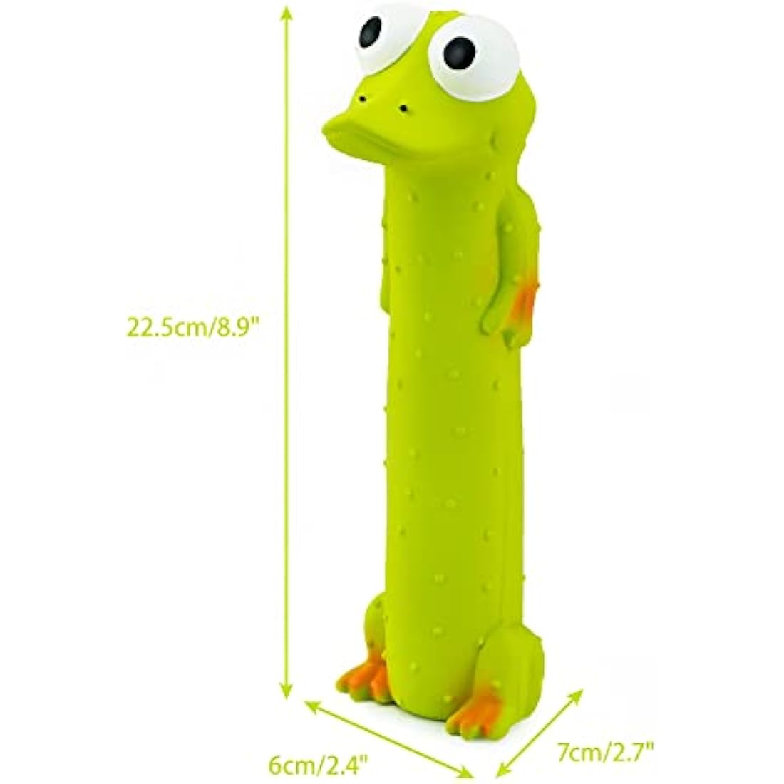 CHIWAVA 3 Pack 9" Squeaky Latex Dog Toys Standing Stick Animal Puppy Fetch Interactive Play for Small Medium Dogs