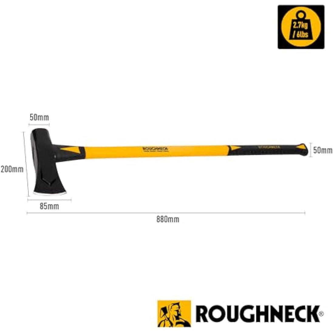 Roughneck ROU65660 Fibreglass Splitting Maul 2.7kg/6lbs