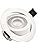 sanlumia 10X LED Tilt Ultra Slim Spotlight, Round Recessed Ceiling Downlight, 5W 450lm, 6400K Cool White, White Finish