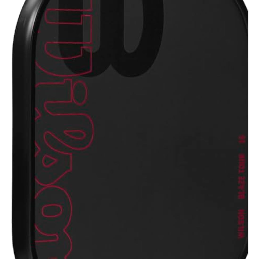 WILSON Blaze Series Pickleball Paddles - Grip Size 2-4 1/4", Black/Red