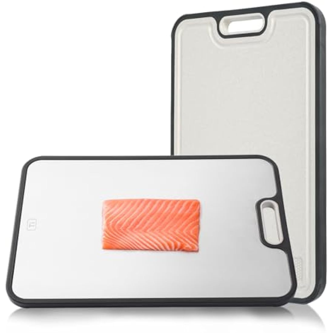 Titanium Cutting Board for Kitchen, Double Side Large Cutting Board for Meats, Fruits and Vegetables, Chopping Board with with Juice Groove, 38.5x26.5cm