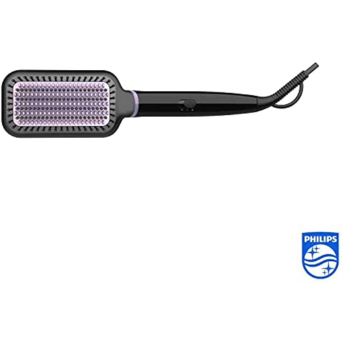 Philips StyleCare Essential straightening brush - including tourmaline ceramic coating for shiny, straight hair (model BHH880/00)/cable length 1.8 m