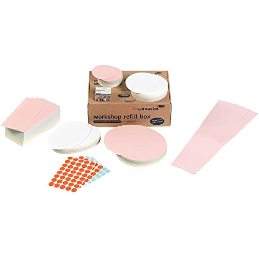 Legamaster workshop refill box - 2700 pieces ideal for facilitating all kind of workshop for trainers, coaches, facilitators, teacher
