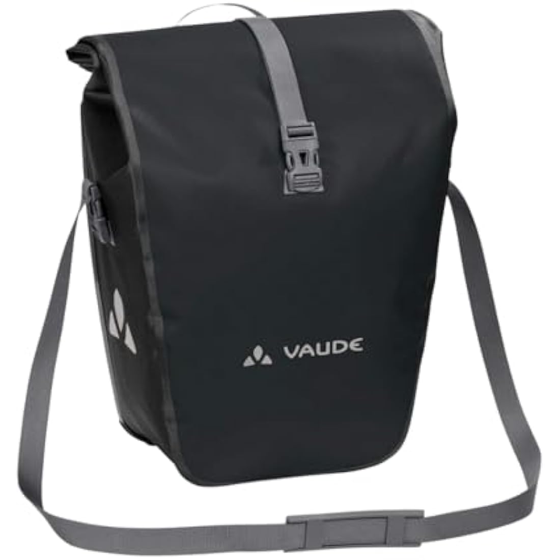 Vaude aqua back single rear bicycle bag, Unisex, 12413, Black, 37 x 33 x 19 cm