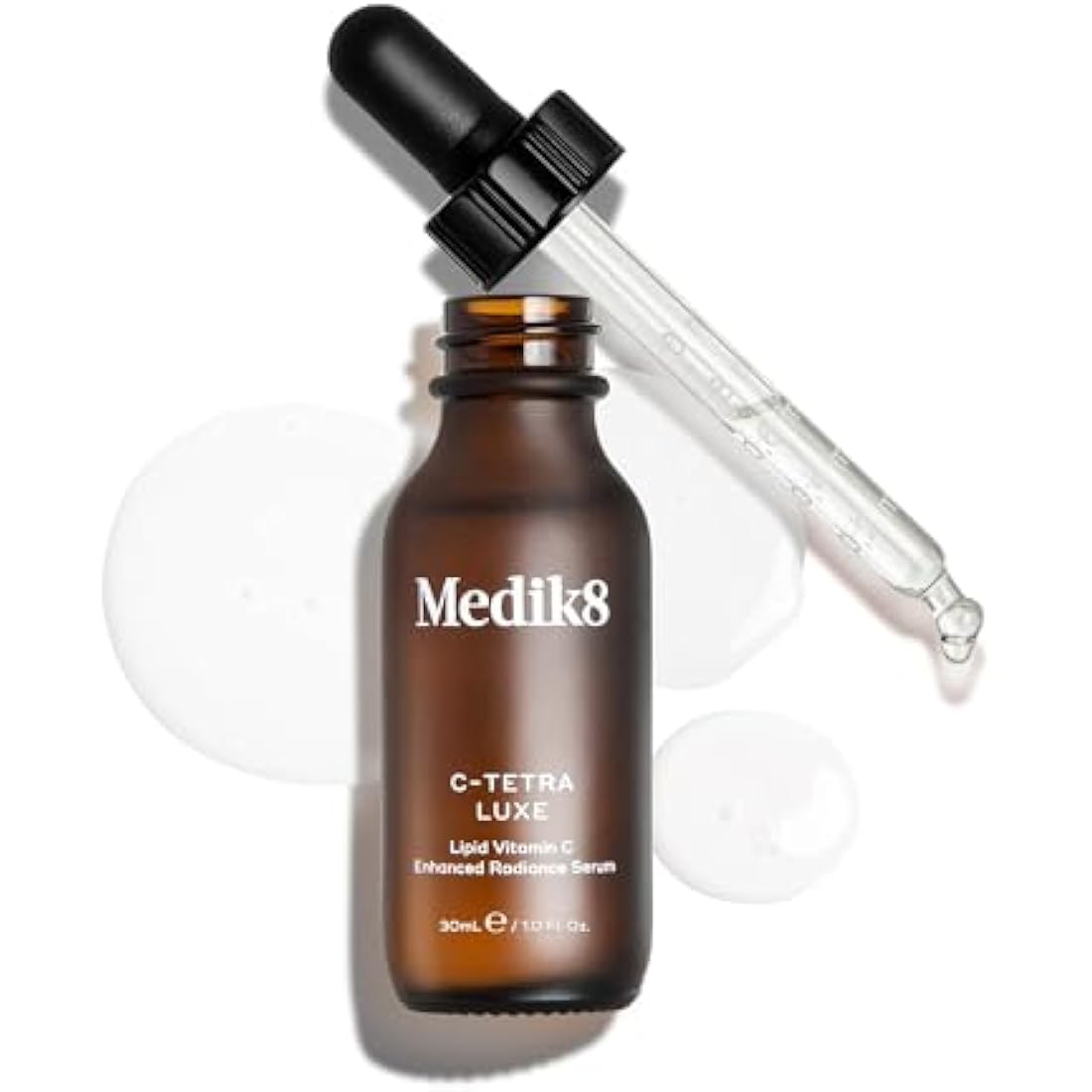 Medik8 C-Tetra Luxe - Lipid 14% Vitamin C Enhanced Radiance Serum -Smooths Fine Lines & Uneven Tone - Antioxidant & Nourishing - Dull, Dry Skin Types - 30ml