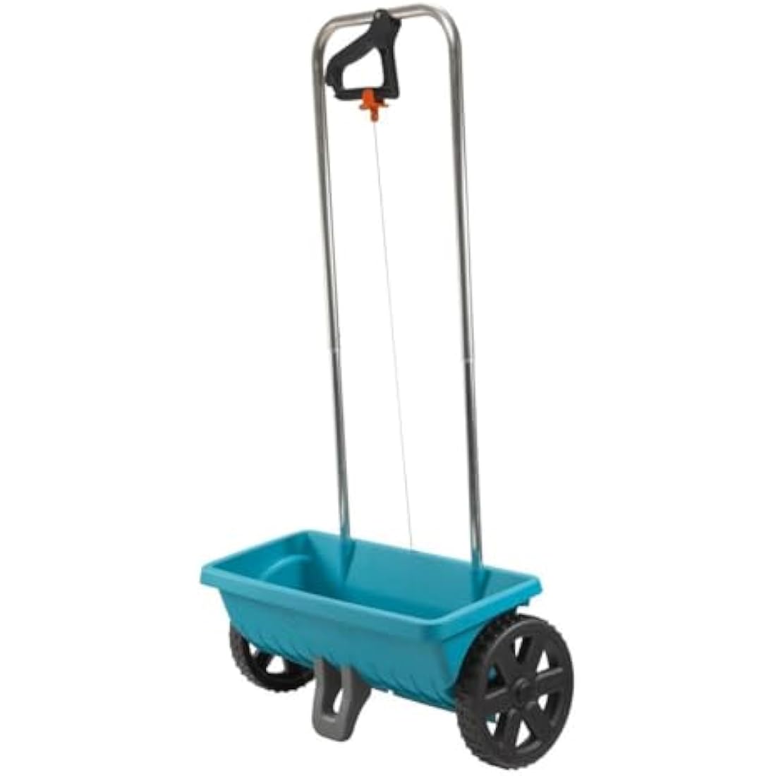 Gardena Spreader L: Universal Spreader for Delivering Fertiliser, Seeds and Salt, 45 cm Spreading Width, for About 400 m sq of Lawn Area, 12.5 Litre Capacity, with a Locking Slide (432-20)