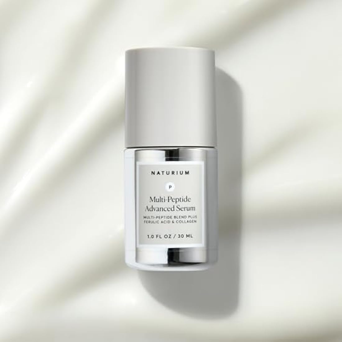Naturium Multi-Peptide Advanced Serum, Firming & Smoothing Face Serum for Fine Lines & Wrinkles with Advanced Multi-Peptide Blend | 1.0 FL OZ / 30 ML