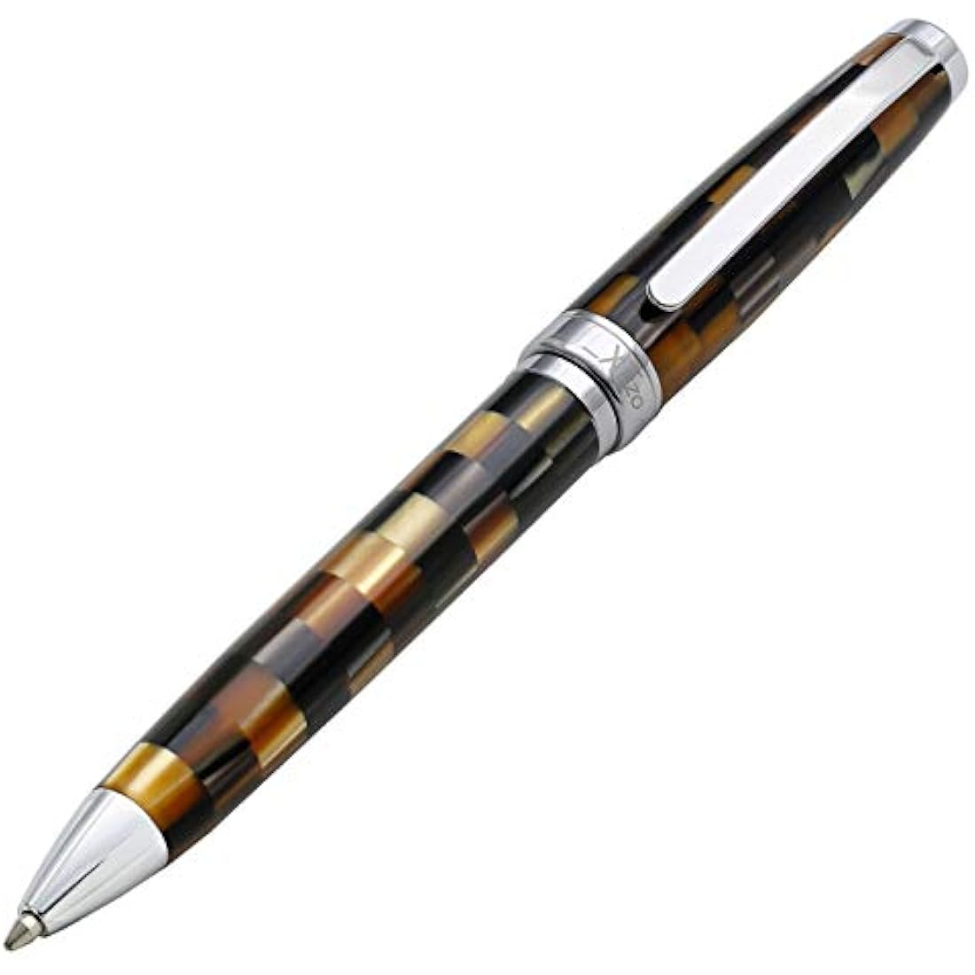 Xezo Urbanite Brown Retro-Style Serialized Medium Ballpoint Pen (Urbanite Brown B)