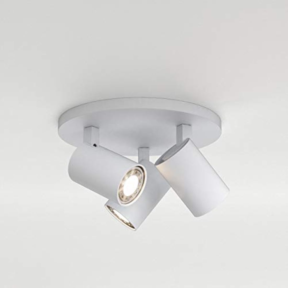 Astro Ascoli Triple Round Indoor Spotlight (Textured White), GU10 Lamp, Designed in Britain - 1286002 - 3 Years Guarantee