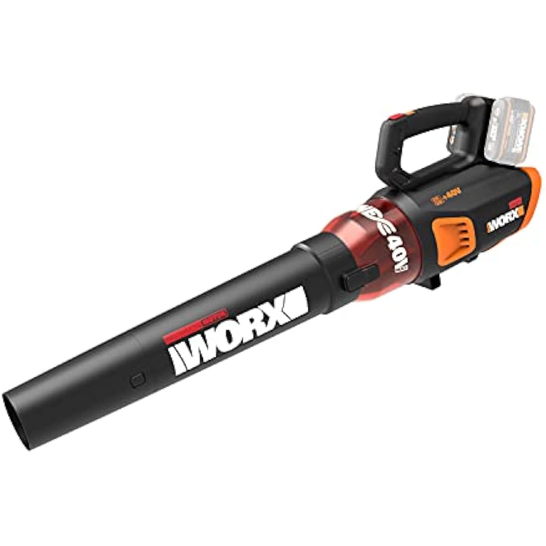 WORX WG584E.9 40V (2x20V) Brushless Leaf Blower without Battery and Charger - Black / Orange