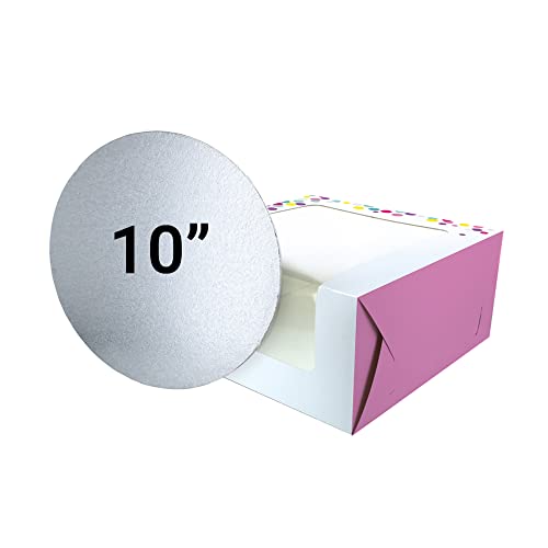Baked with Love Sprinkles Printed Cake Box
