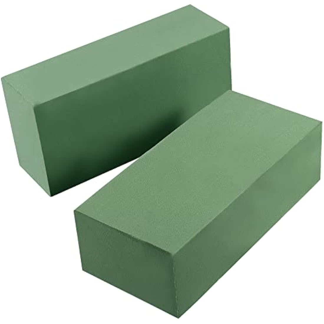 PINGEUI 8 PCS Green Floral Foam Bricks, Dry Florist Foam Block, DIY Flower Arrangements Foam for Florist Artificial Flower Arrangement Supplies, Wedding Bouquet, Centrepieces, 22.5x11x7cm