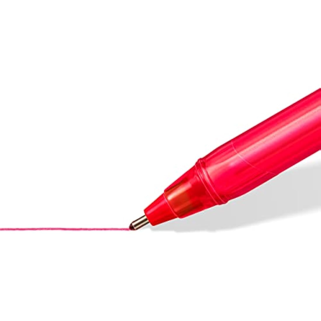 STAEDTLER Ballpoint Pens - Rainbow Stick Pen - Medium Point - 10 Assorted Colours - Pack of 50, 4320 MKP50