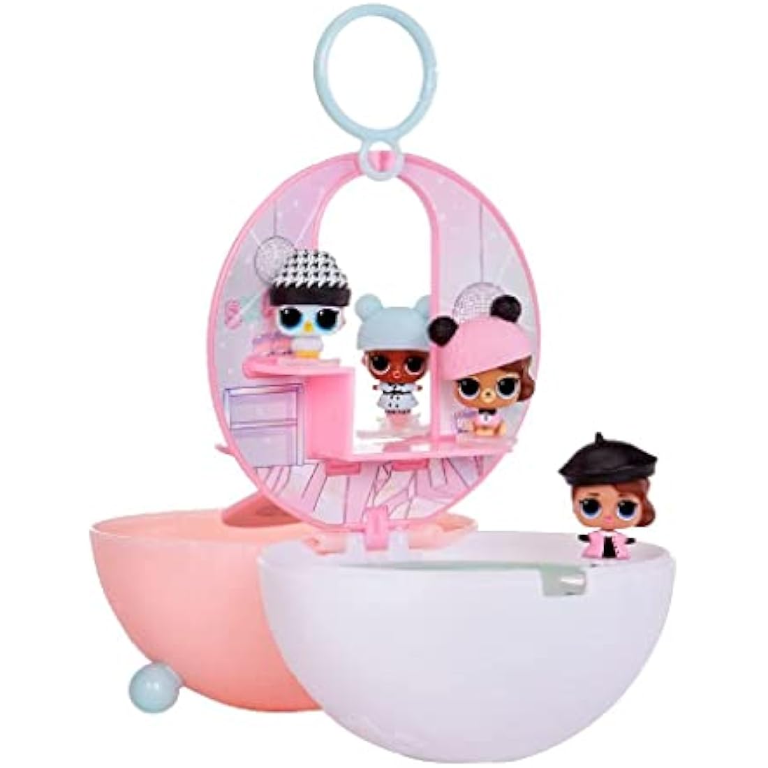 LOL Surprise OMG Mini Family Collection - RANDOM ASSORTMENT - Miniature Replica Doll with Lil Sis, Pet, & Signature Fashion - Reusable Packaging Playset - For Kids & Collectors Ages 4+