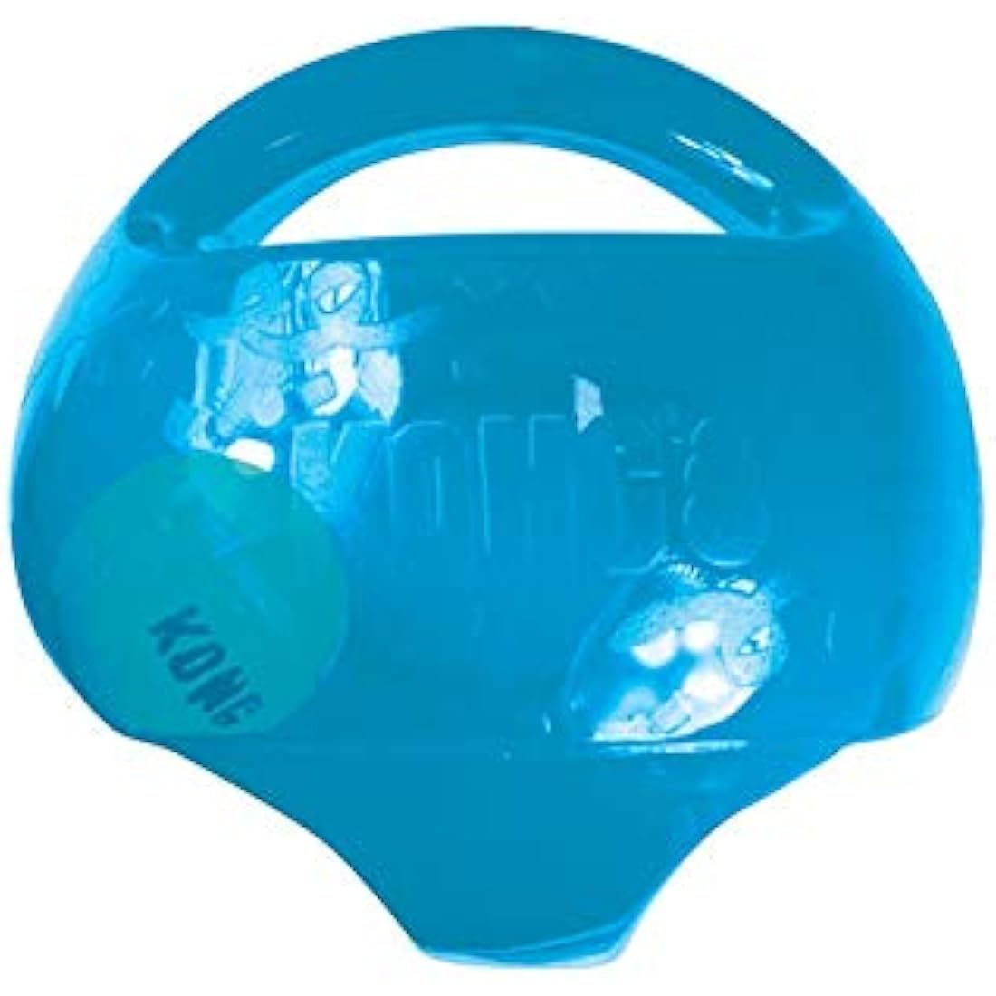 KONG - Jumbler Ball - Interactive Fetch Dog Toy with Tennis Ball (Assorted Colours) - For Large/Extra Large Dogs